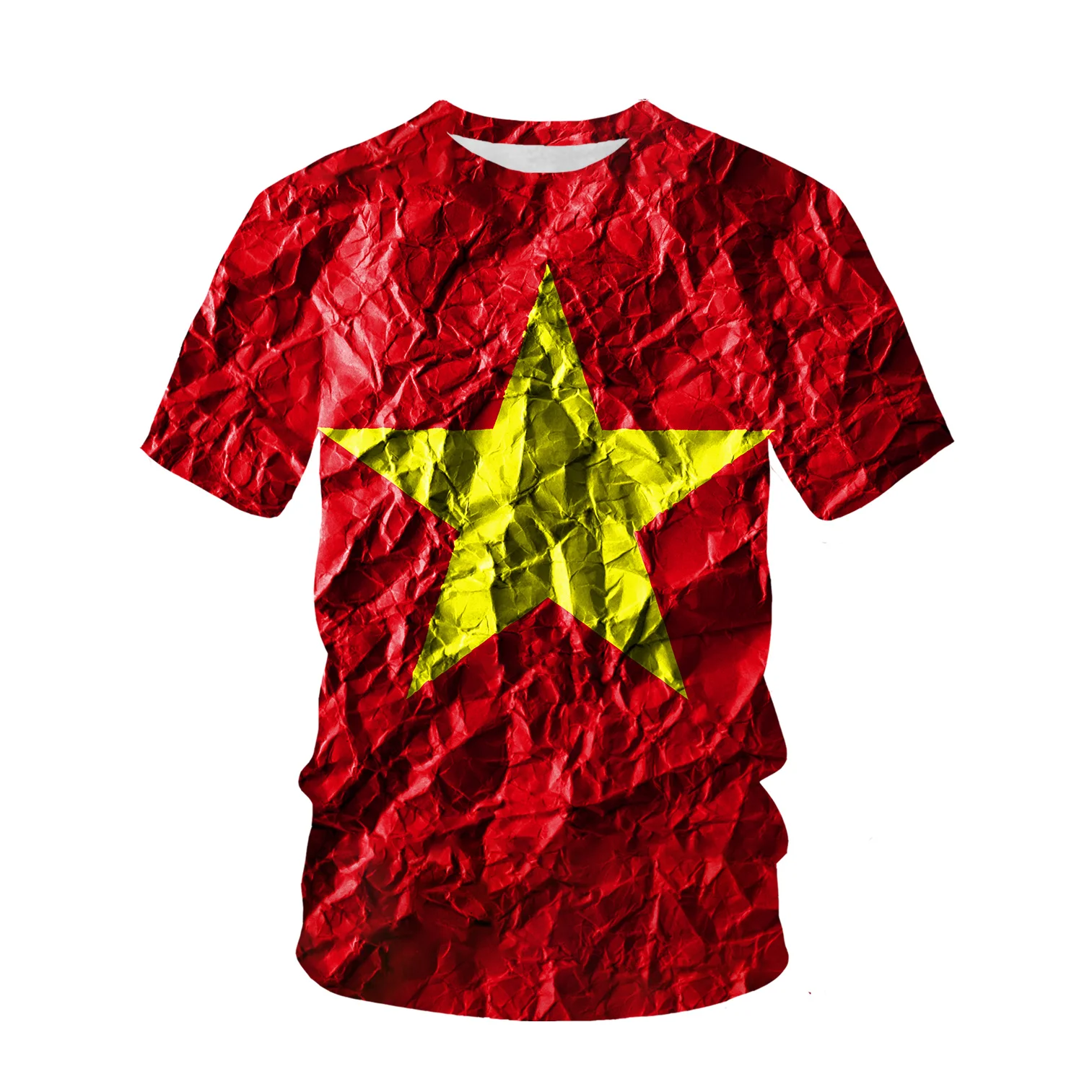 Vietnam Flag Pattern 3d Printe - Street Fashion In Vietnam 评论和价格