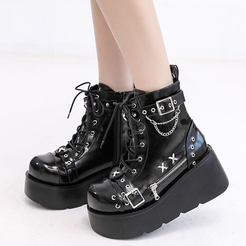Brand New Ladies Goth Platform - Street Fashion Brand 评论和价格