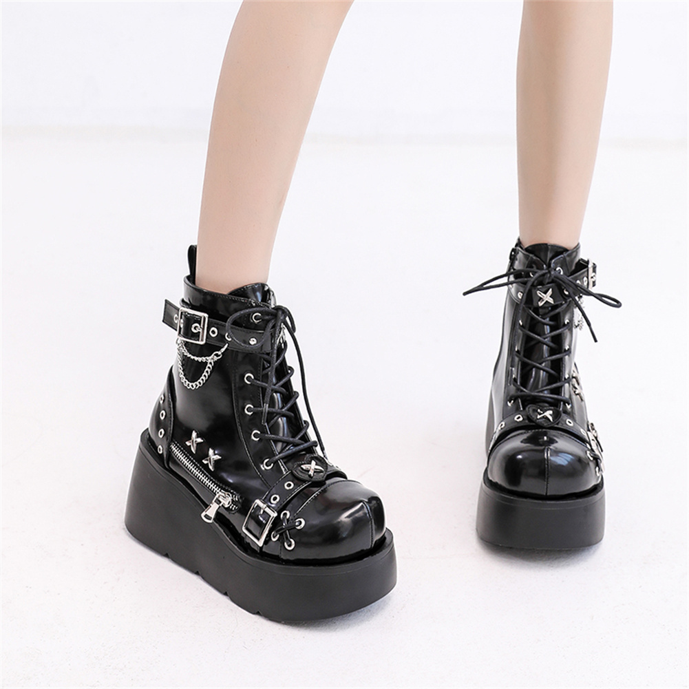 Brand New Ladies Goth Platform - Street Fashion Brand 评论和价格