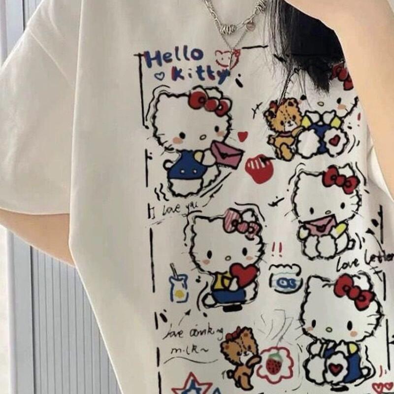Short-Sleeved Summer Hello Kit - Street Summer Fashion 评论和价格