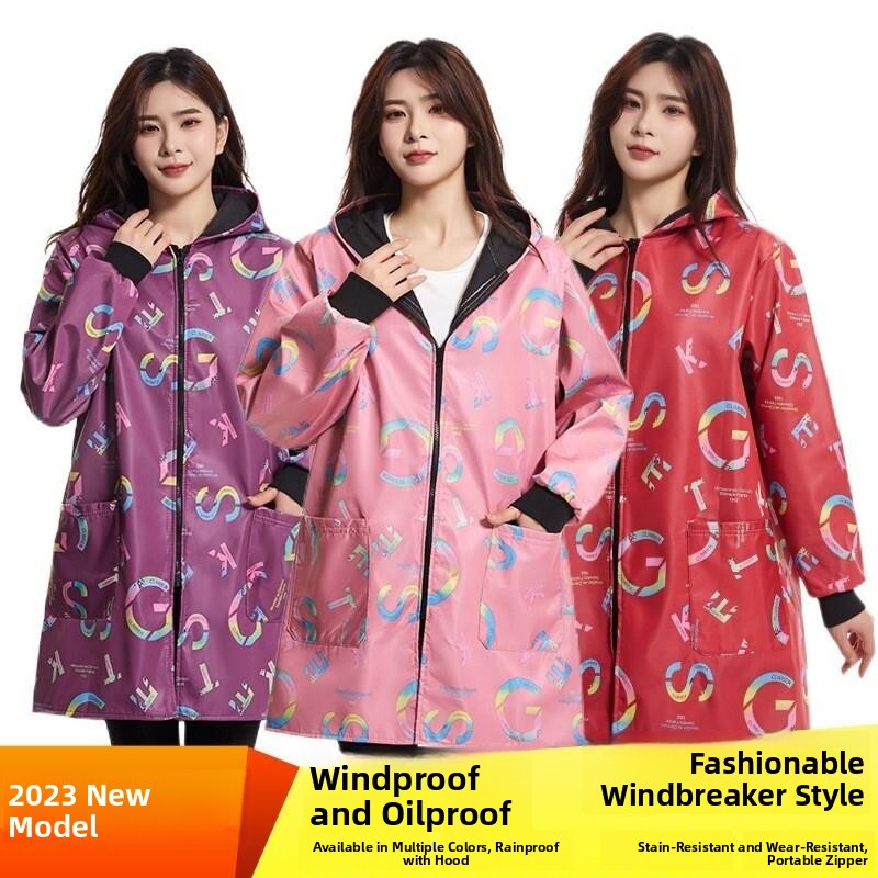 plus Size Raincoat Jacket Thic - Street Fashion Vendors 评论和价格