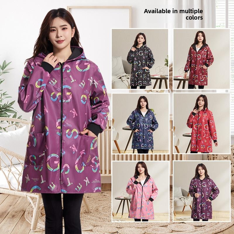 plus Size Raincoat Jacket Thic - Street Fashion Vendors 评论和价格