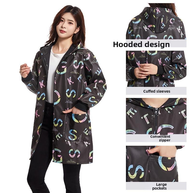 plus Size Raincoat Jacket Thic - Street Fashion Vendors 评论和价格