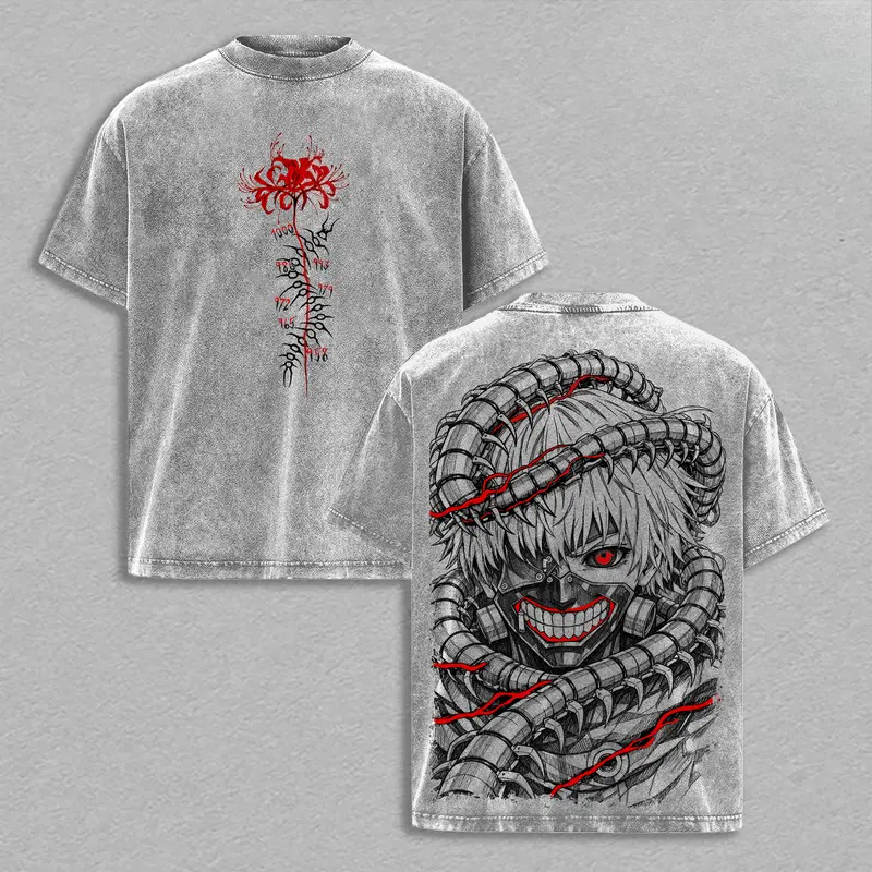 Manga Kaneki Ken Retro T Shirt - Street Fashion In Tokyo 评论和价格