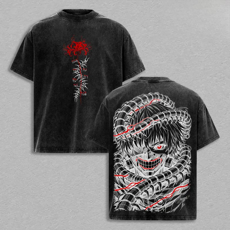 Manga Kaneki Ken Retro T Shirt - Street Fashion In Tokyo 评论和价格